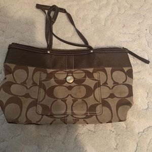 Authentic coach tote
